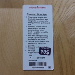 7/8 leggings barley worn